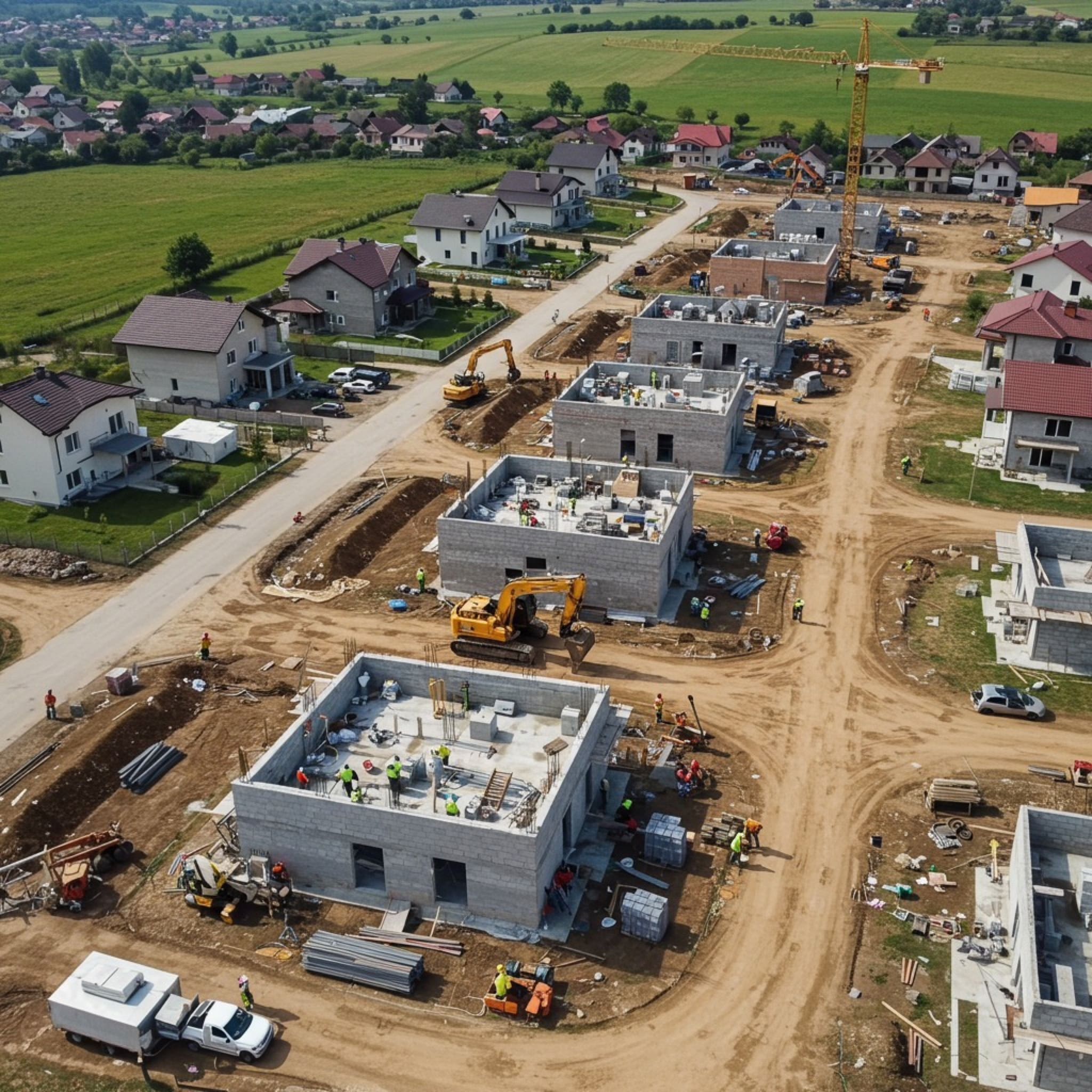 Tranzacții imobiliare în scădere la începutul lui 2025