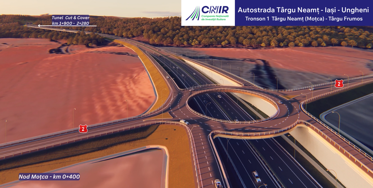A8 Tg Neamț -Tg Frumos: Constructori romani, turci si italieni concureaza pentru tronsonul 1