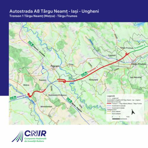 Autostrada A8 Tg Neamt – Tg Frumos: UMB invinge Danlin XXL in instanta