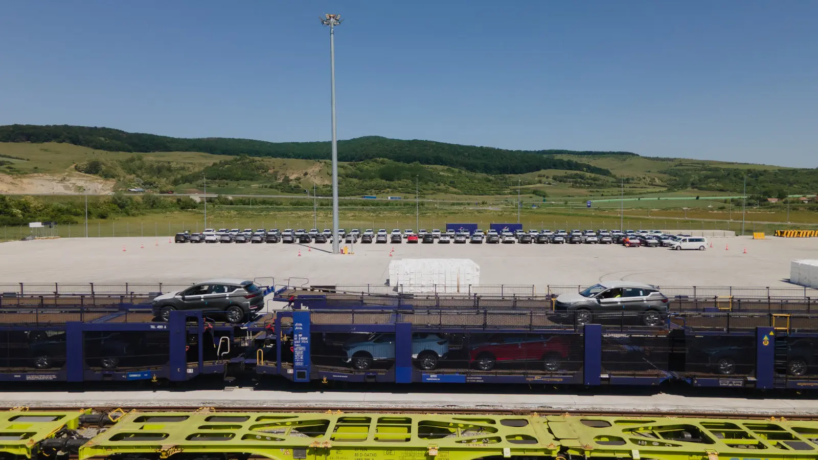 Aiud devine hub regional auto după prima operațiune feroviară end-to-end